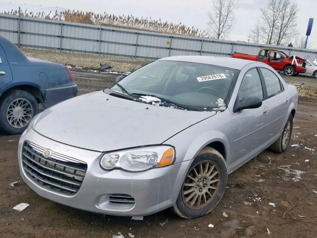 1C3AL56R76N202512 - 2006 CHRYSLER SEBRING TO SILVER photo 2