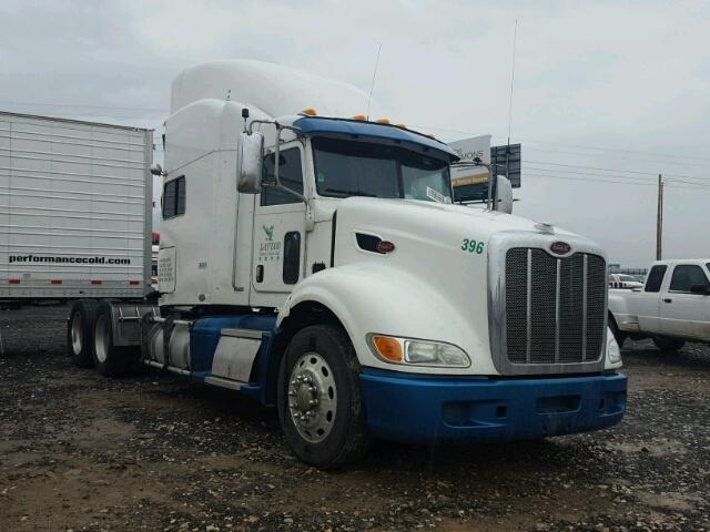 1XPHD49X5AD106595 - 2010 PETERBILT 386 WHITE photo 1