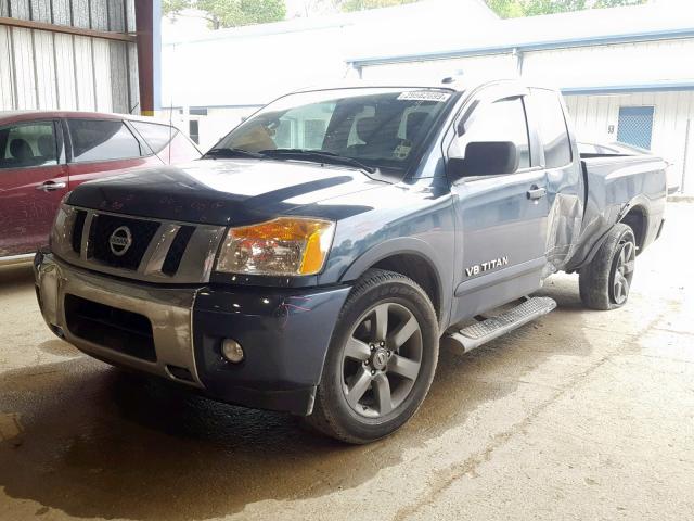 1N6BA0CA8FN502368 - 2015 NISSAN TITAN S BLUE photo 2