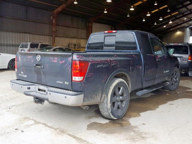 1N6BA0CA8FN502368 - 2015 NISSAN TITAN S BLUE photo 4