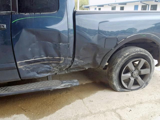 1N6BA0CA8FN502368 - 2015 NISSAN TITAN S BLUE photo 9