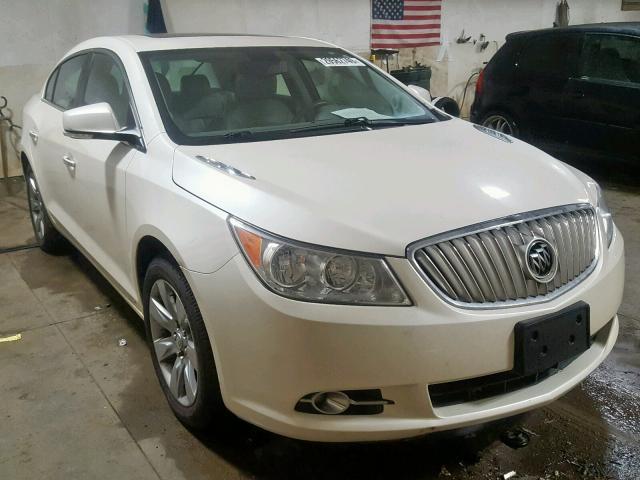 1G4GD5EG6AF279468 - 2010 BUICK LACROSSE C WHITE photo 1