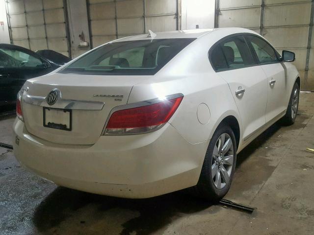 1G4GD5EG6AF279468 - 2010 BUICK LACROSSE C WHITE photo 4