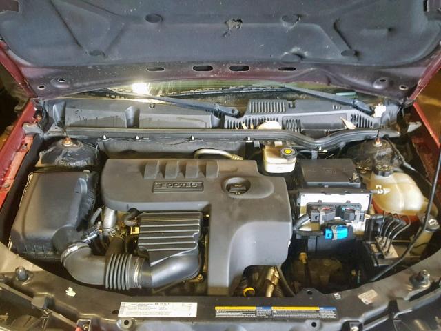 1G8AL52F95Z113436 - 2005 SATURN ION LEVEL RED photo 7