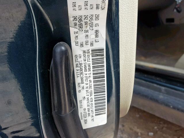 1J8HG48K96C104448 - 2006 JEEP COMMANDER GREEN photo 10