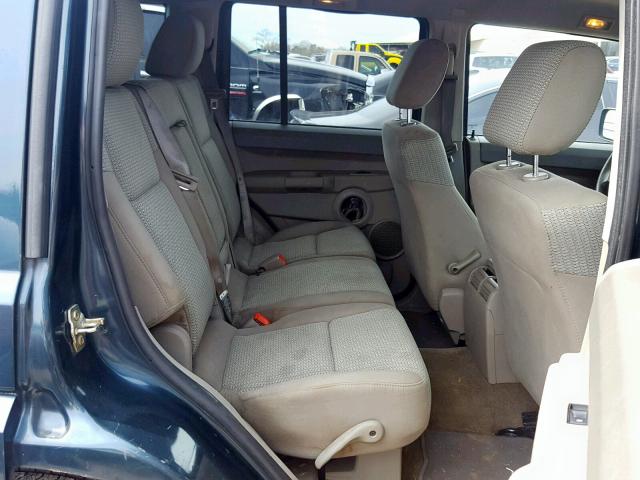 1J8HG48K96C104448 - 2006 JEEP COMMANDER GREEN photo 6