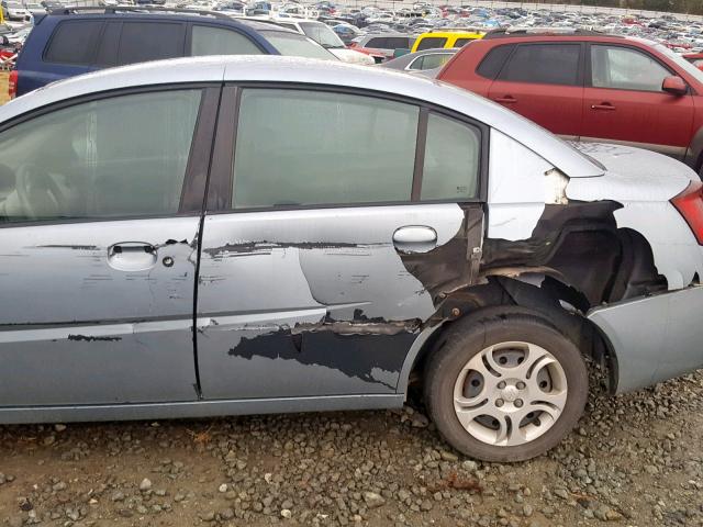 1G8AJ52F43Z197958 - 2003 SATURN ION LEVEL BLUE photo 9