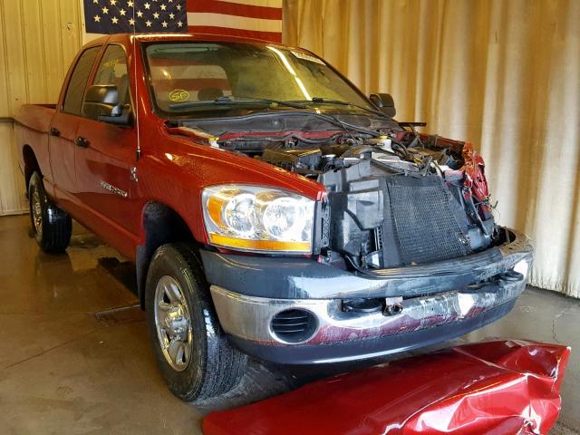 3D7KS28C66G249779 - 2006 DODGE RAM 2500 S წითელი ფოტო 1
