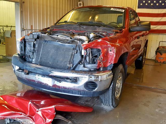 3D7KS28C66G249779 - 2006 DODGE RAM 2500 S წითელი ფოტო 2