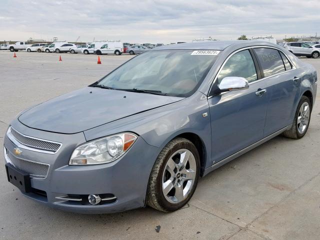 1G1ZK57738F225337 - 2008 CHEVROLET MALIBU LTZ BLUE photo 2