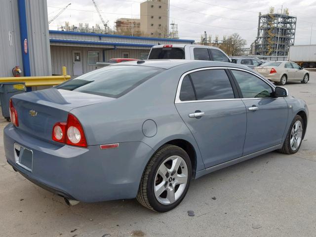 1G1ZK57738F225337 - 2008 CHEVROLET MALIBU LTZ BLUE photo 4