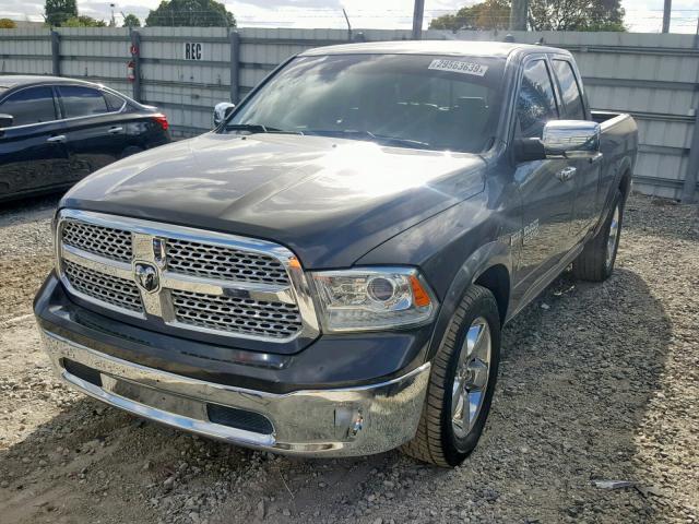 1C6RR6JT9JS119218 - 2018 RAM 1500 LARAM GRAY photo 2