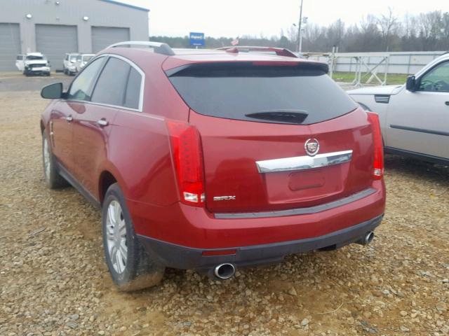 3GYFNAEY7AS550994 - 2010 CADILLAC SRX LUXURY MAROON photo 3