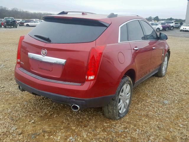 3GYFNAEY7AS550994 - 2010 CADILLAC SRX LUXURY MAROON photo 4