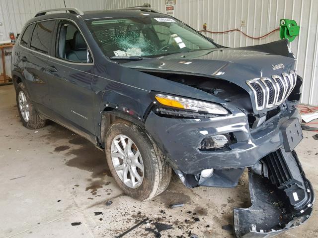 1C4PJMLB6JD571311 - 2018 JEEP CHEROKEE L GRAY photo 1