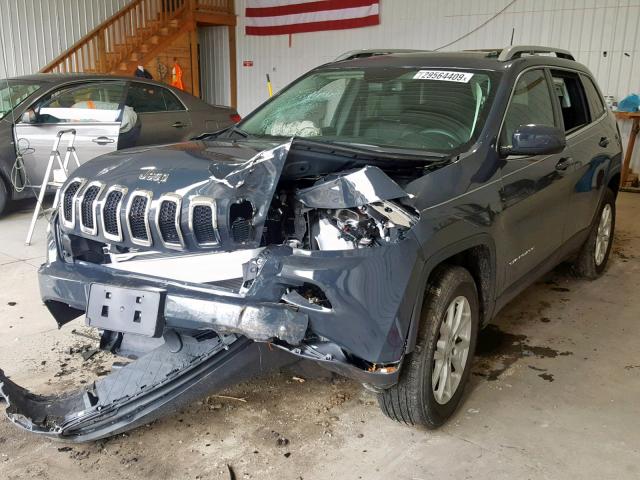 1C4PJMLB6JD571311 - 2018 JEEP CHEROKEE L GRAY photo 2