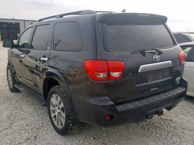 5TDDW5G11BS048862 - 2011 TOYOTA SEQUOIA PL BLACK photo 3