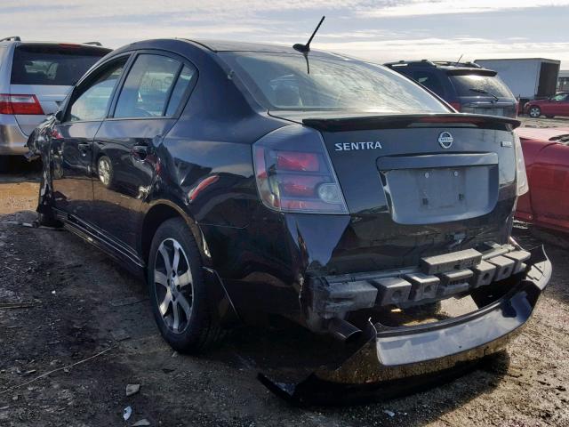 3N1AB6AP3CL776338 - 2012 NISSAN SENTRA 2.0 BLACK photo 3