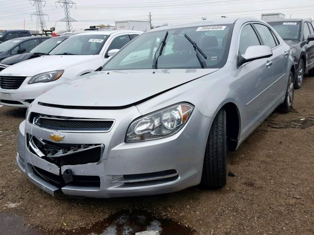 1G1ZC5EU7CF331501 - 2012 CHEVROLET MALIBU 1LT ვერცხლისფერი ფოტო 2