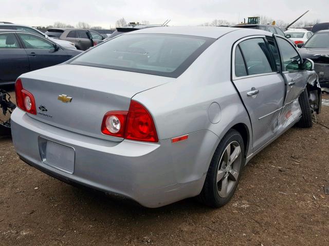 1G1ZC5EU7CF331501 - 2012 CHEVROLET MALIBU 1LT ვერცხლისფერი ფოტო 4