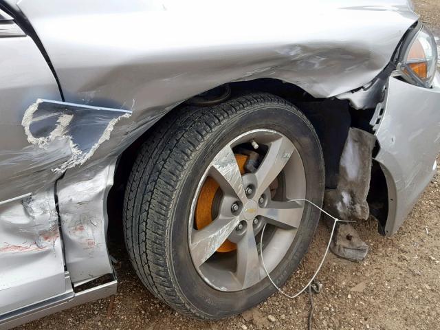 1G1ZC5EU7CF331501 - 2012 CHEVROLET MALIBU 1LT ვერცხლისფერი ფოტო 9