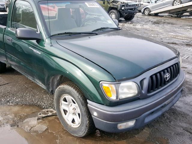 5TENL42N11Z849469 - 2001 TOYOTA TACOMA GREEN photo 9