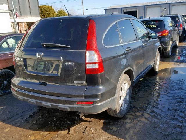 5J6RE4H42BL077309 - 2011 HONDA CR-V SE BLACK photo 4