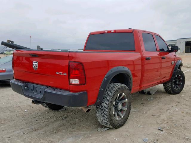 3D7UT2CLXBG566049 - 2011 DODGE RAM 2500 RED photo 4