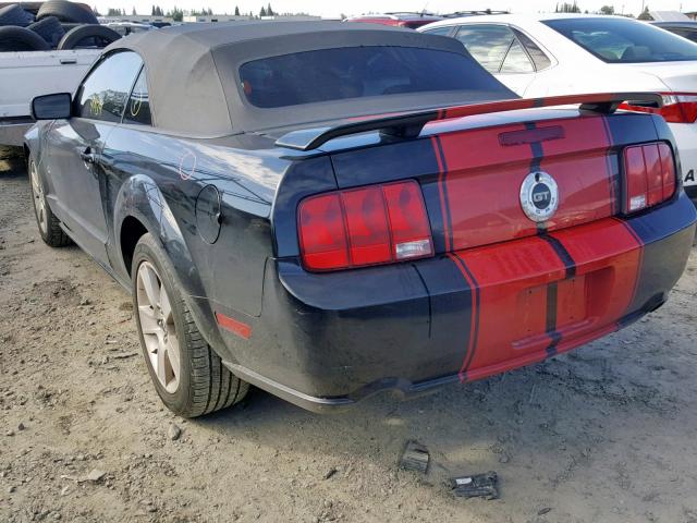 1ZVHT85H065197879 - 2006 FORD MUSTANG GT BLACK photo 3