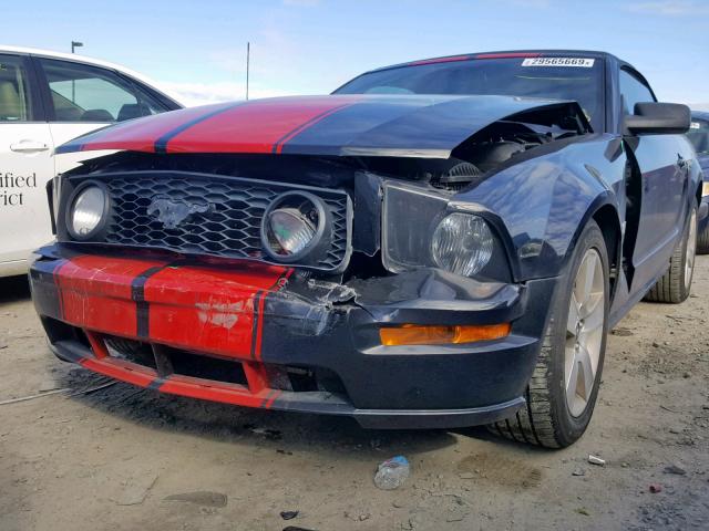 1ZVHT85H065197879 - 2006 FORD MUSTANG GT BLACK photo 9