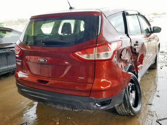 1FMCU0F71EUA13101 - 2014 FORD ESCAPE S RED photo 4