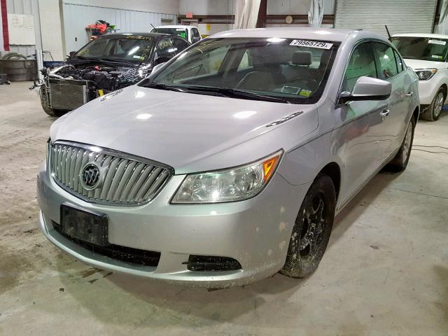 1G4GB5EG4AF129199 - 2010 BUICK LACROSSE C SILVER photo 2