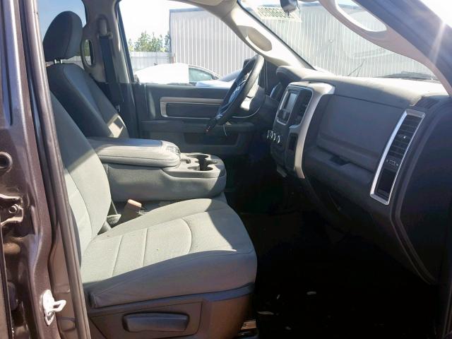 1C6RR6GG4GS163629 - 2016 RAM 1500 SLT GRAY photo 5