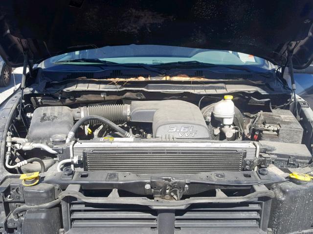 1C6RR6GG4GS163629 - 2016 RAM 1500 SLT GRAY photo 7