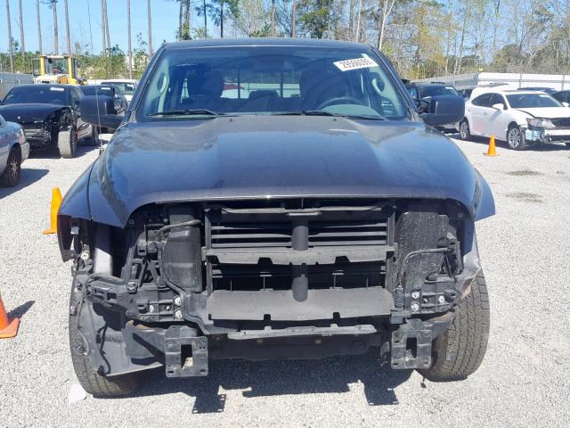 1C6RR6GG4GS163629 - 2016 RAM 1500 SLT GRAY photo 9