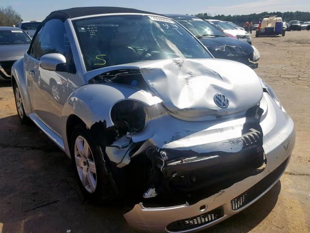3VWPF31Y77M416618 - 2007 VOLKSWAGEN NEW BEETLE SILVER photo 1
