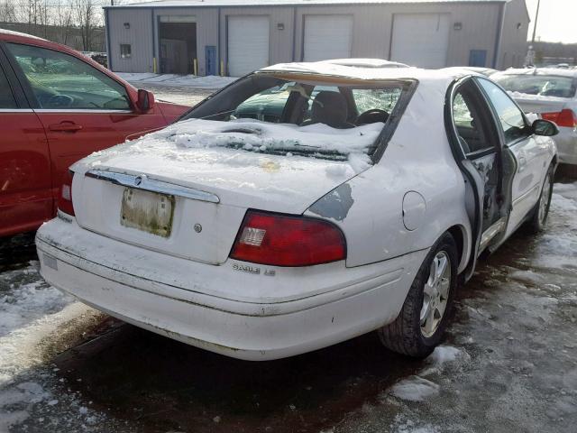 1MEFM53S1YG629471 - 2000 MERCURY SABLE LS WHITE photo 4