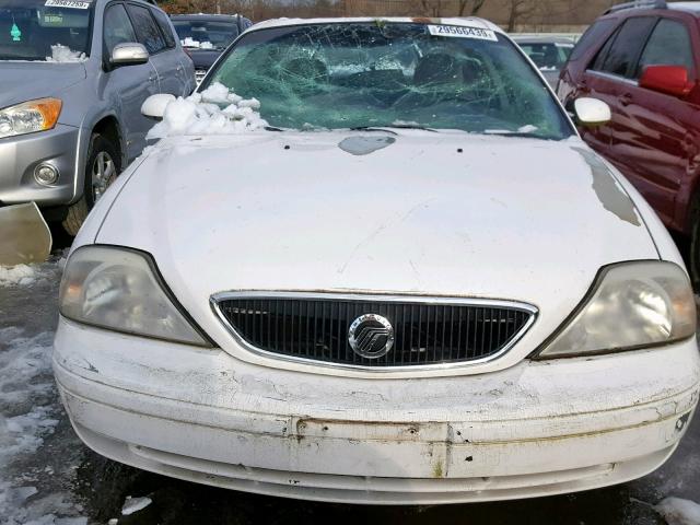 1MEFM53S1YG629471 - 2000 MERCURY SABLE LS WHITE photo 9