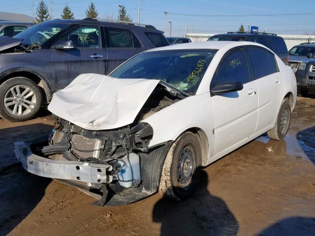1G8AJ55F57Z209780 - 2007 SATURN ION LEVEL WHITE photo 2