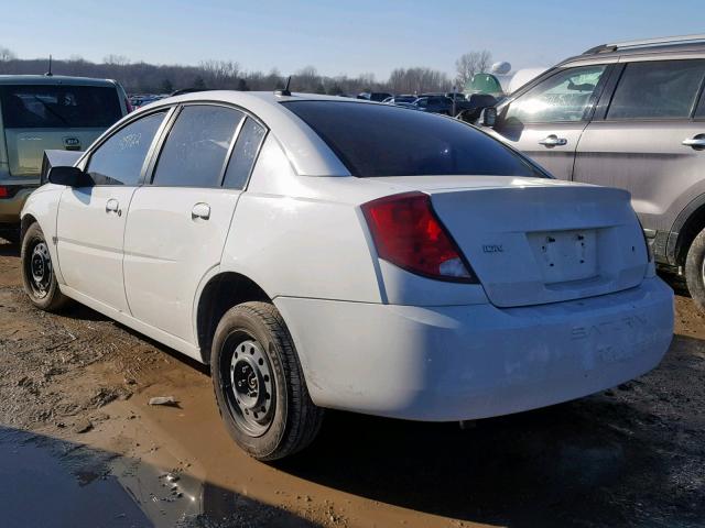 1G8AJ55F57Z209780 - 2007 SATURN ION LEVEL WHITE photo 3