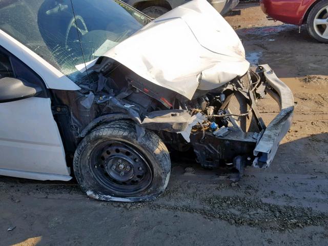 1G8AJ55F57Z209780 - 2007 SATURN ION LEVEL WHITE photo 9