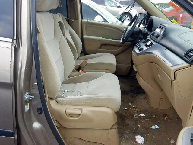 5FNRL38298B027684 - 2008 HONDA ODYSSEY LX BEIGE photo 5