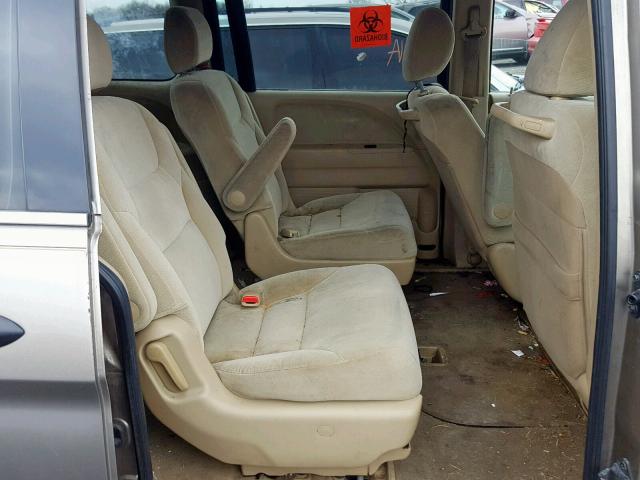 5FNRL38298B027684 - 2008 HONDA ODYSSEY LX BEIGE photo 6