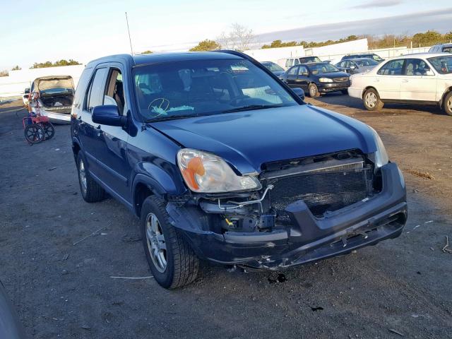 SHSRD78864U242614 - 2004 HONDA CR-V EX BLUE photo 1