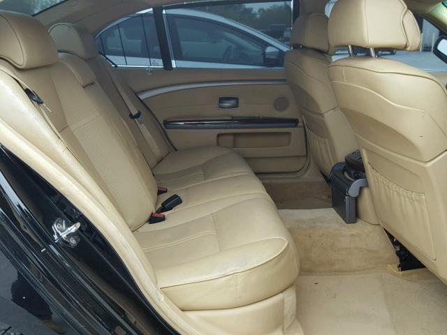 WBAHN83527DT68450 - 2007 BMW 750 BLACK photo 6