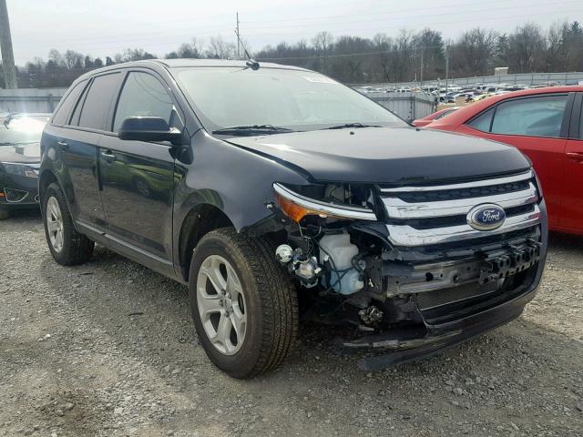 2FMDK4JC1DBE38859 - 2013 FORD EDGE SEL BLACK photo 1