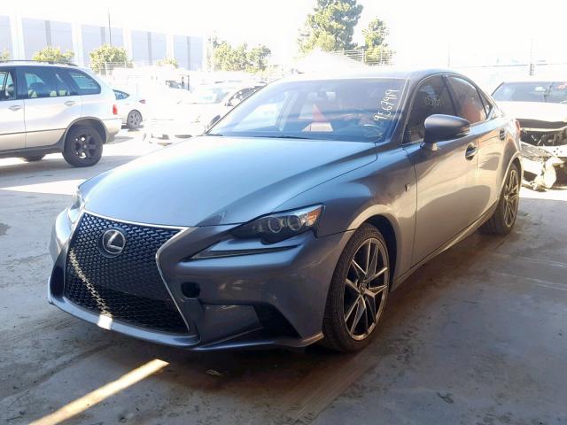 JTHBF1D29E5042703 - 2014 LEXUS IS 250 CHARCOAL photo 2