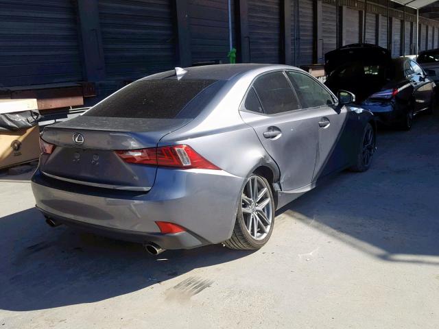 JTHBF1D29E5042703 - 2014 LEXUS IS 250 CHARCOAL photo 4