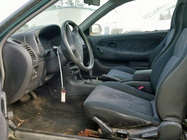 JA3AY11A81U019706 - 2001 MITSUBISHI MIRAGE DE GREEN photo 5