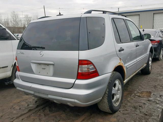 4JGAB54E62A353921 - 2002 MERCEDES-BENZ ML 320 SILVER photo 4